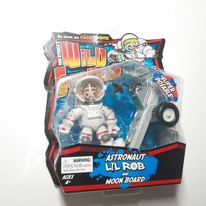 Rob Dyrdek's Wild Grinders Astronaut Lil Rob & Moon Board 4" Figure Skateboard